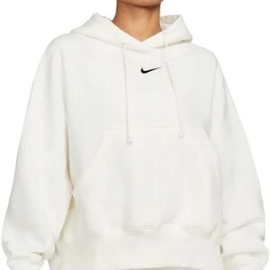 Nike Women's Phoenix Fleece Hoodie white size S